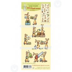 55.8030 Stemple akrylowe Leane Creatief -  króliczki prezenty