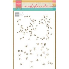 PS8134 Maska Marianne Design - Ptaki i odciski racic - A5 