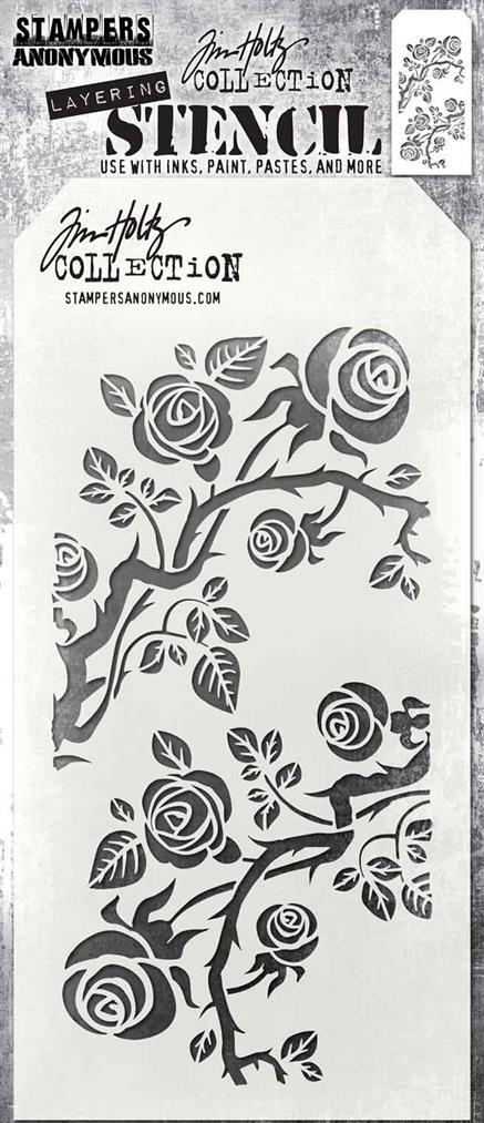 TH-S162 Maska SA / TIM HOLTZ LAYERED STENCIL “Thorned” ciernie