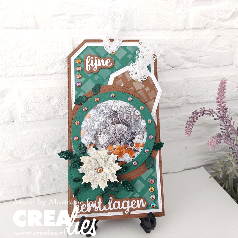 CLUNO64 Wykrojnik Uno die no. 64, Poinsettia, pointy leaves- poinsecja