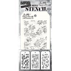 TH-MST054 Maski SA / TIM HOLTZ MINI STENCIL SET #54  zestaw 3 mini masek