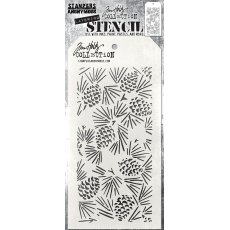 TH-S164 Maska SA / TIM HOLTZ LAYERED STENCIL “Pinecones”