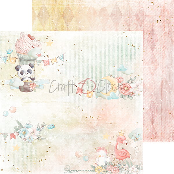 CC-C50-SFS-08 SAFARI FRIENDS zestaw papierów 15,25x15,25cm