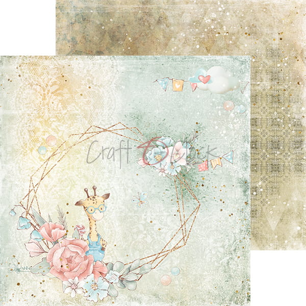 CC-C50-SFS-08 SAFARI FRIENDS zestaw papierów 15,25x15,25cm