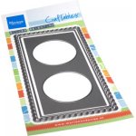 CR1613 Wykrojnik Marianne Design - Craftables -  Ramka DL z 2 kołami
