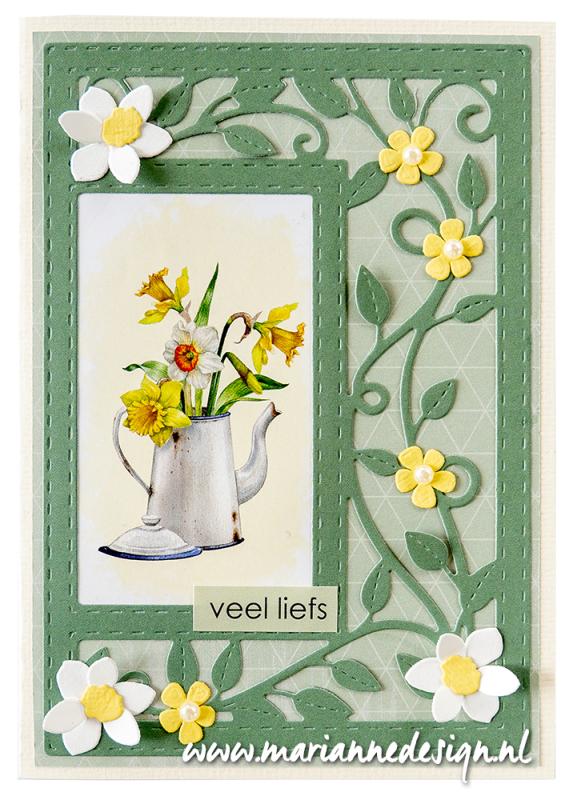 LR0788 Wykrojnik Marianne Design - Creatables - Ramka roślinna