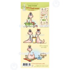 55.8344 Stemple akrylowe Leane Creatief -  robaczki