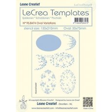 95.8474 Maska - Leane Creatief - Stencil Oval variations - owale