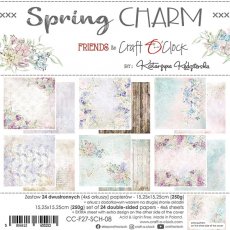 CC-F27-SCH-08  SPRING CHARM  zestaw papierów 15,25x15,25cm 