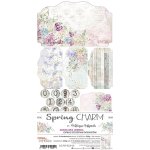 CC-F27-SCH-12 SPRING CHARM - JUNK JOURNAL - ZESTAW DODATKÓW