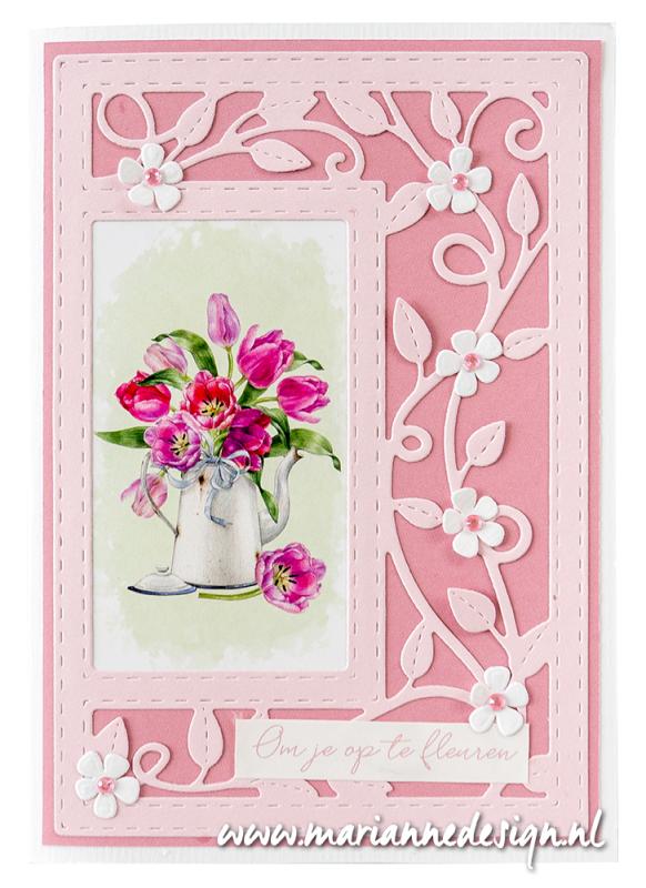 LR0788 Wykrojnik Marianne Design - Creatables - Ramka roślinna