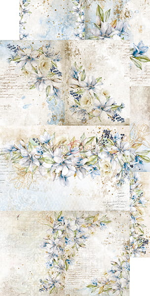 CC-F26-VS-12 VINTAGE SKY - JUNK JOURNAL - ZESTAW DODATKÓW