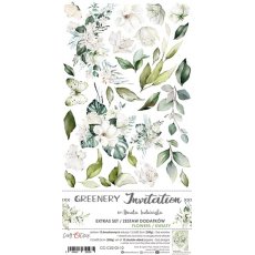 CC-C52-GI-10 GREENERY INVITATION - ZESTAW DODATKÓW - KWIATY