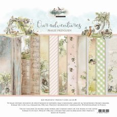 AA-OA-08  Our Adventures - 8x8'' - zestaw papierów 20,3x20,3cm