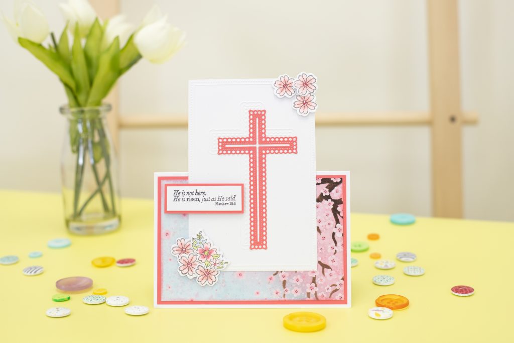 SSBOX-EASTER Zestaw kreatywny - WIELKANOC - papiery, wykrojniki, stemple