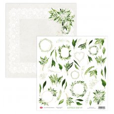 CP-LD07 Papier dwustronny - elementy do wycinania 30,5x30,5 Lovely Day 07