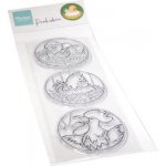 CS1114 Stemple silikonowe - Hetty's Peek-a-boo Chicken family - Kura, kogut, kurczak