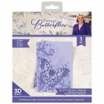 S-VBUT-EF-3D-INFL Sara Signature Vintage Butterflies 3D Embossing Folder - In Flight