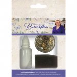 S-VBUT-GILDKIT Sara Sig - Vintage Butterflies - Zestaw - płatki metaliczne 