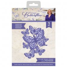 S-VBUT-MD-KALEI  Wykrojnik - Sara Signature Vintage Butterflies Metal Die - motyle