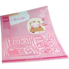 COL1524 Wykrojnik Marianne Design - Collectable - Łóżko Marleen