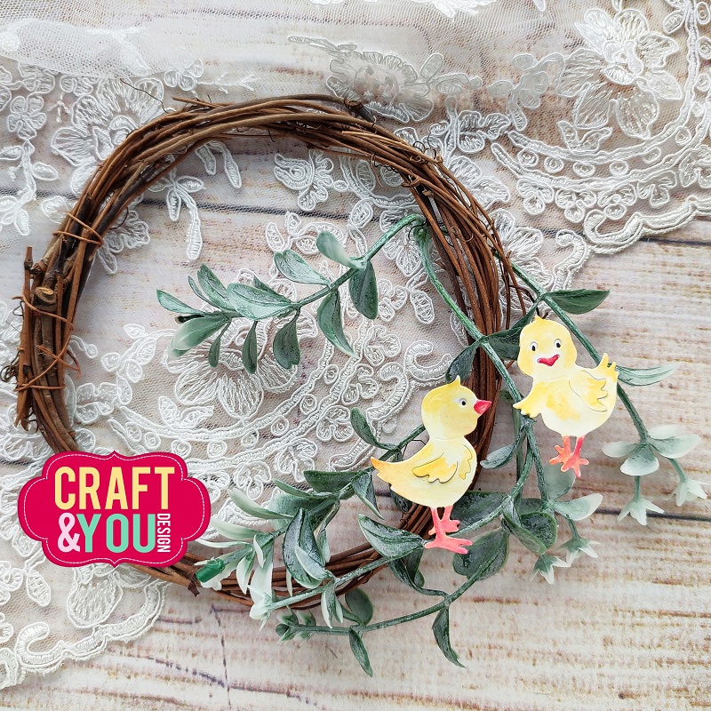 CW015 Wykrojnik /Die-Chicks/ Kurczaczki - Craft&You Design