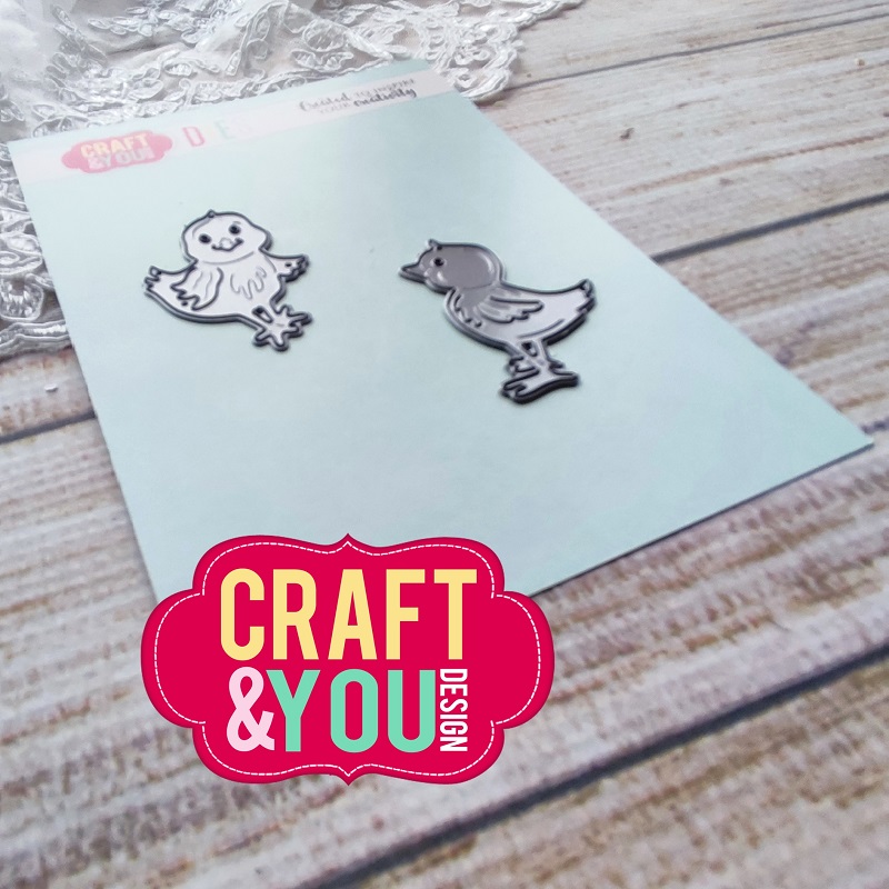 CW015 Wykrojnik /Die-Chicks/ Kurczaczki - Craft&You Design