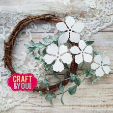 CW225  Wykrojnik/Die Apple blossom/ Kwiat Jabłoni - Craft&You Design