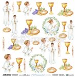 FCB-02 First Communion Boy 2 -Arkusz Do Wycinania - ScrapAndMe