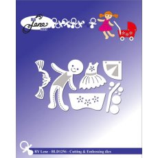 BLD1256 Wykrojnik By Lene- Doll - lalka