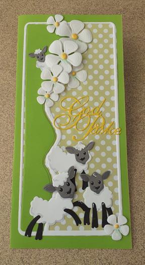 BLD1347 Wykrojnik By Lene -"Sheep Family"