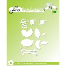 BLD1348 Wykrojnik By Lene -"Sheeps"