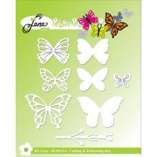 BLD1434 Wykrojnik By Lene -"Butterflies"