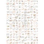 ZOJU-PER-06 - Kalka Pergamin Literki Let's Celebrate