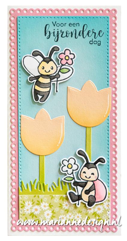 EC0200 Stemple silikonowe z wykrojnikami - ELINE'S ANIMALS - LITTLE CRITTERS