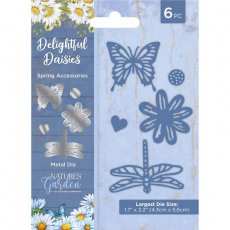 NG-DD-MD-SA Wykrojnik - Nature's Garden Delightful Daisies Die - Spring Accessories - wiosenne akcesoria