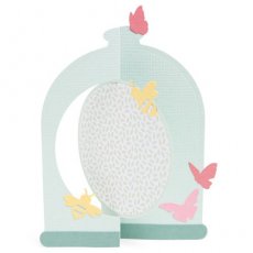 666124  Wykrojnik Sizzix • Thinlits Die Set Card, Bell Jar by Jen Long