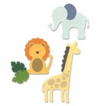 666228  Wykrojnik Sizzix • Thinlits Die Set Basic Zoo Animals by Jennifer Ogborn