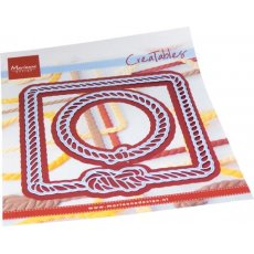 LR0812 Wykrojnik Marianne Design - Creatable - ROPE FRAMES - SQUARE & CIRCLE
