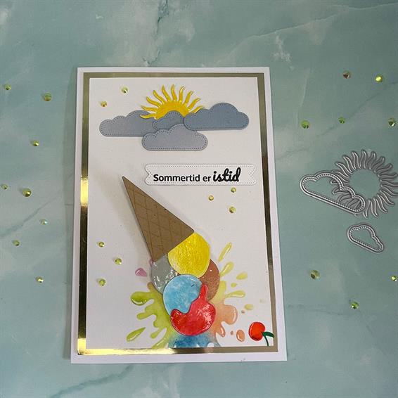 135035 Wykrojnik Barto Design "Sun & Clouds"