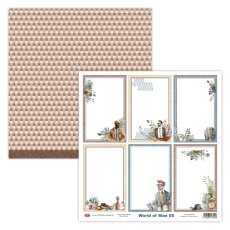CP-WM05 World of Man 05-Paper/Papier dwustronny Craft&You Design 30,5x30,5 