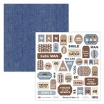 CP-WM10 Papier dwustronny - elementy do wycinania 30,5x30,5 World of Man 10