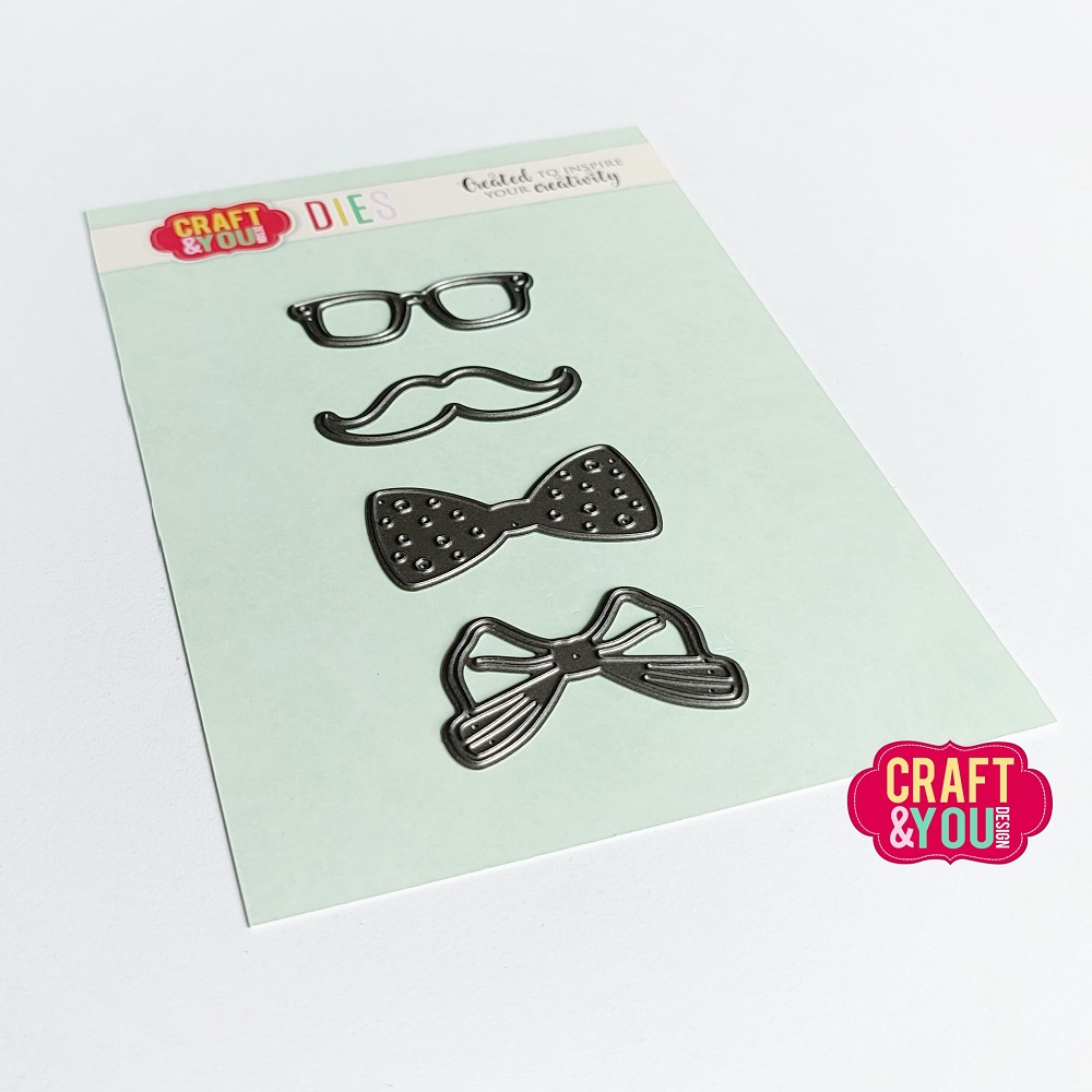 CW243 Wykrojnik /Die-- Men's attrubutes - Craft&You Design