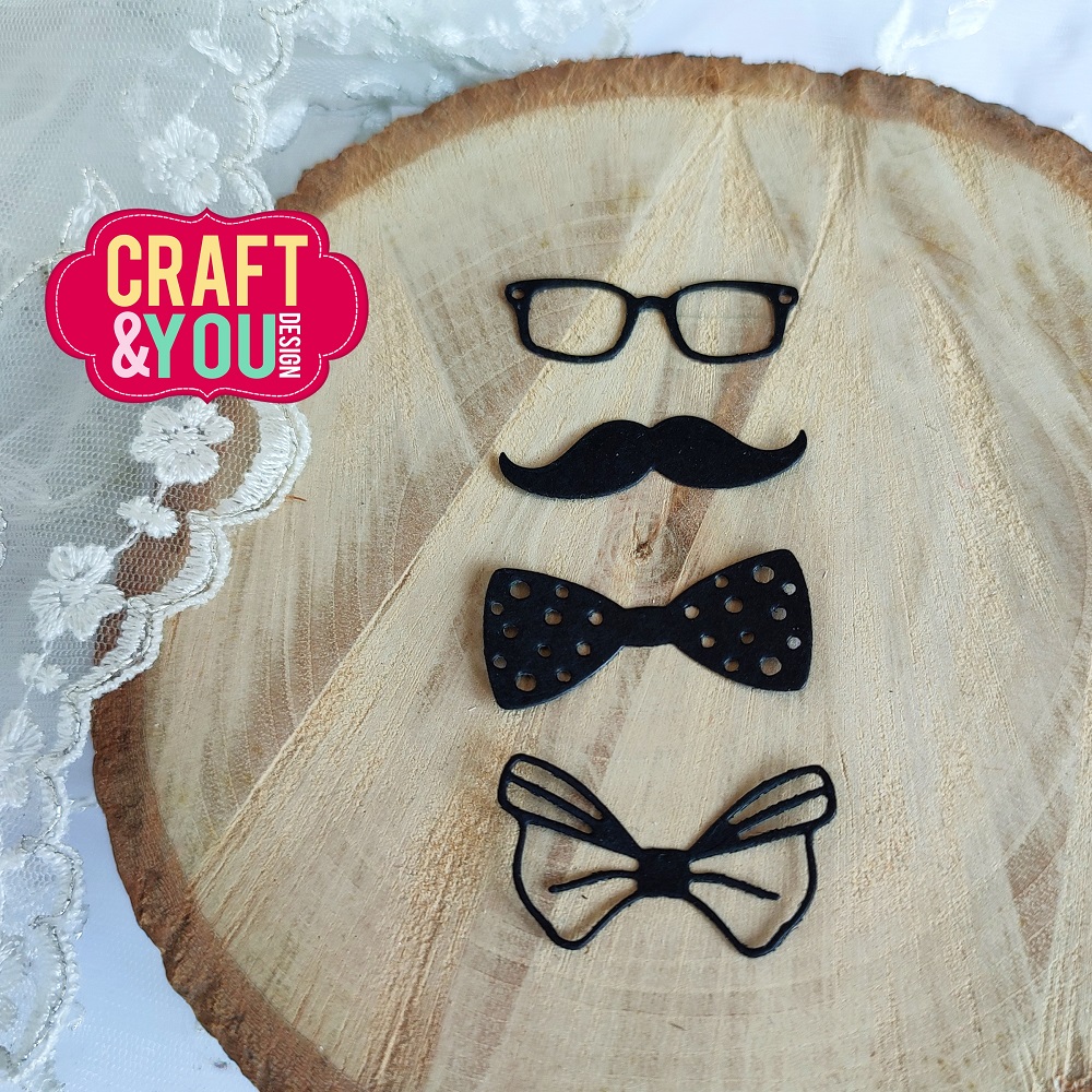 CW243 Wykrojnik /Die-- Men's attrubutes - Craft&You Design