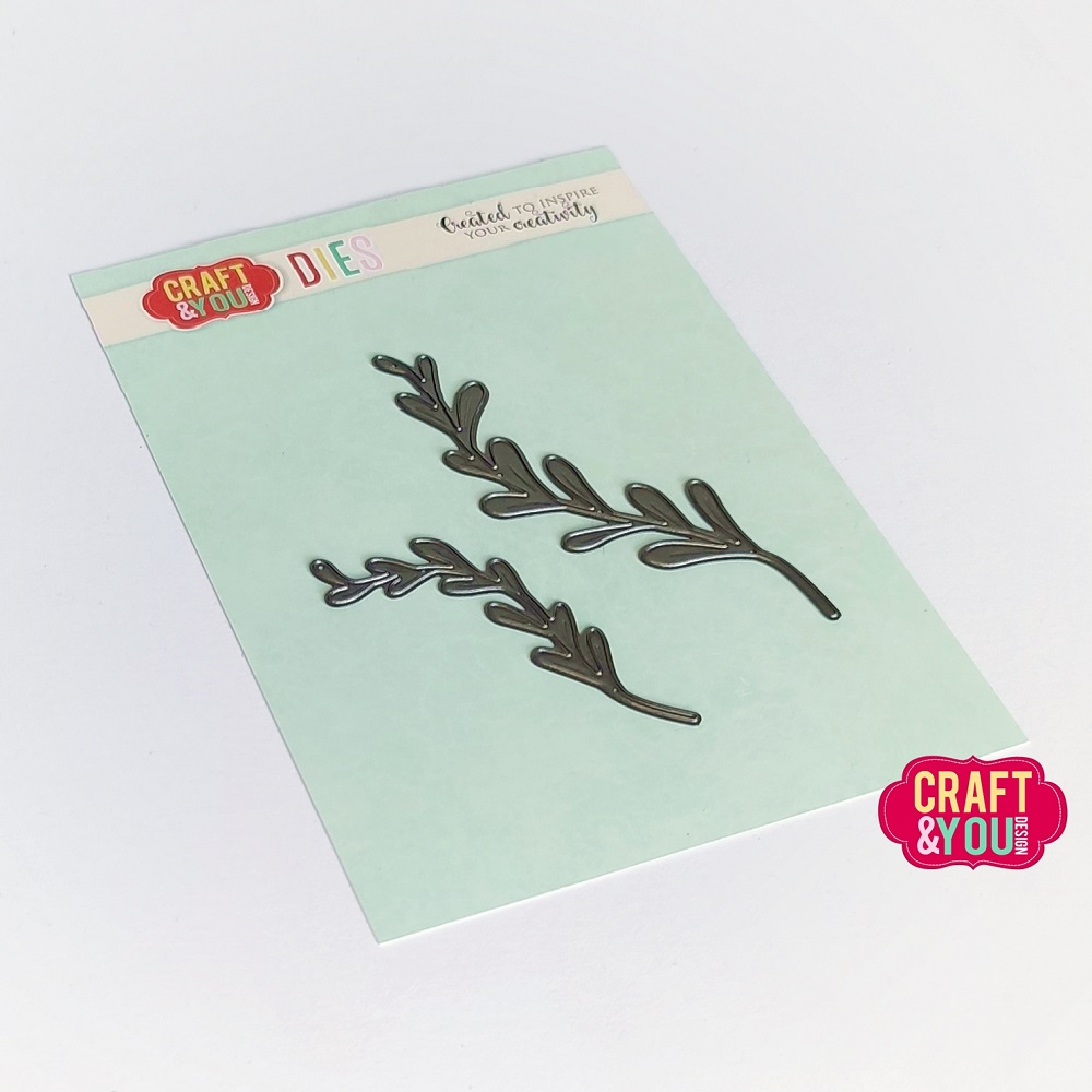 CW247 Wykrojnik /Die- Drooping twigs / Opadające gałązki - Craft&You Design