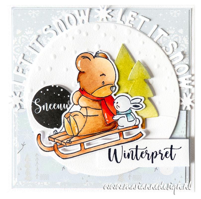 CS1138 Stemple silikonowe z wykrojnikami - Bear & Rabbit