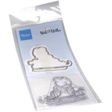 CS1138 Stemple silikonowe z wykrojnikami - Bear & Rabbit