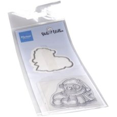 CS1140 Stemple silikonowe z wykrojnikami - Snow Panda