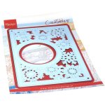 LR0816 Wykrojnik Marianne Design - Creatable - Rectangle Snowflakes