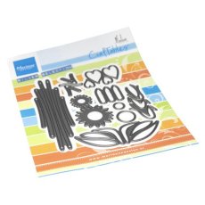 CR1633 Wykrojnik Marianne Design - CrafTables - Kukurydza i słoneczniki Marleen